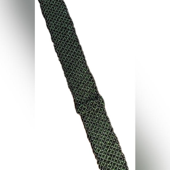 Beautiful beaded belt black and green beads floating belt loop bought in Mexico - Picture 4 of 6